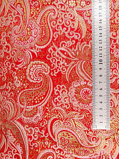 Ткань Парча-жаккард, золото - фото №2